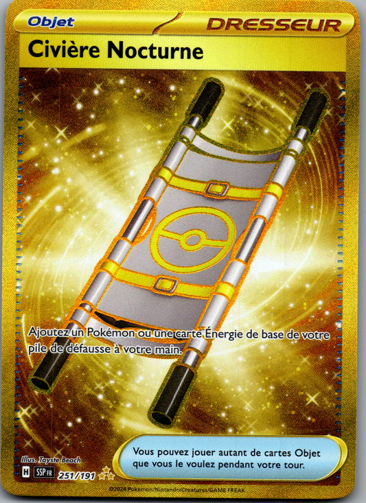 Civière Nocturne (251/191) Hyper Rare Gold (Near Mint)