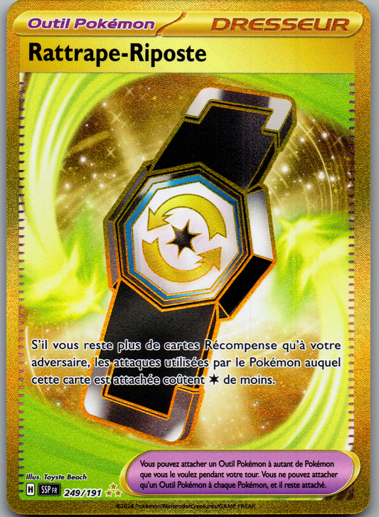 Rattrape Riposte (249/191) Hyper Rare Gold (Near Mint)