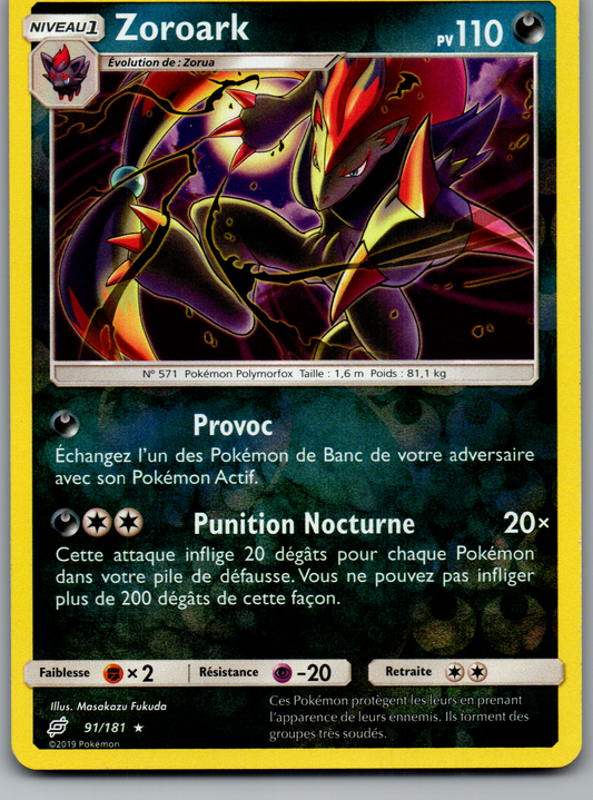 Zoroark (91/181) Rare Reverse Holo (Near Mint)