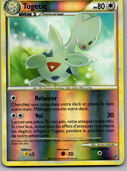 Togetic (39/90) Peu Commune Reverse Holo (Lightly Played)