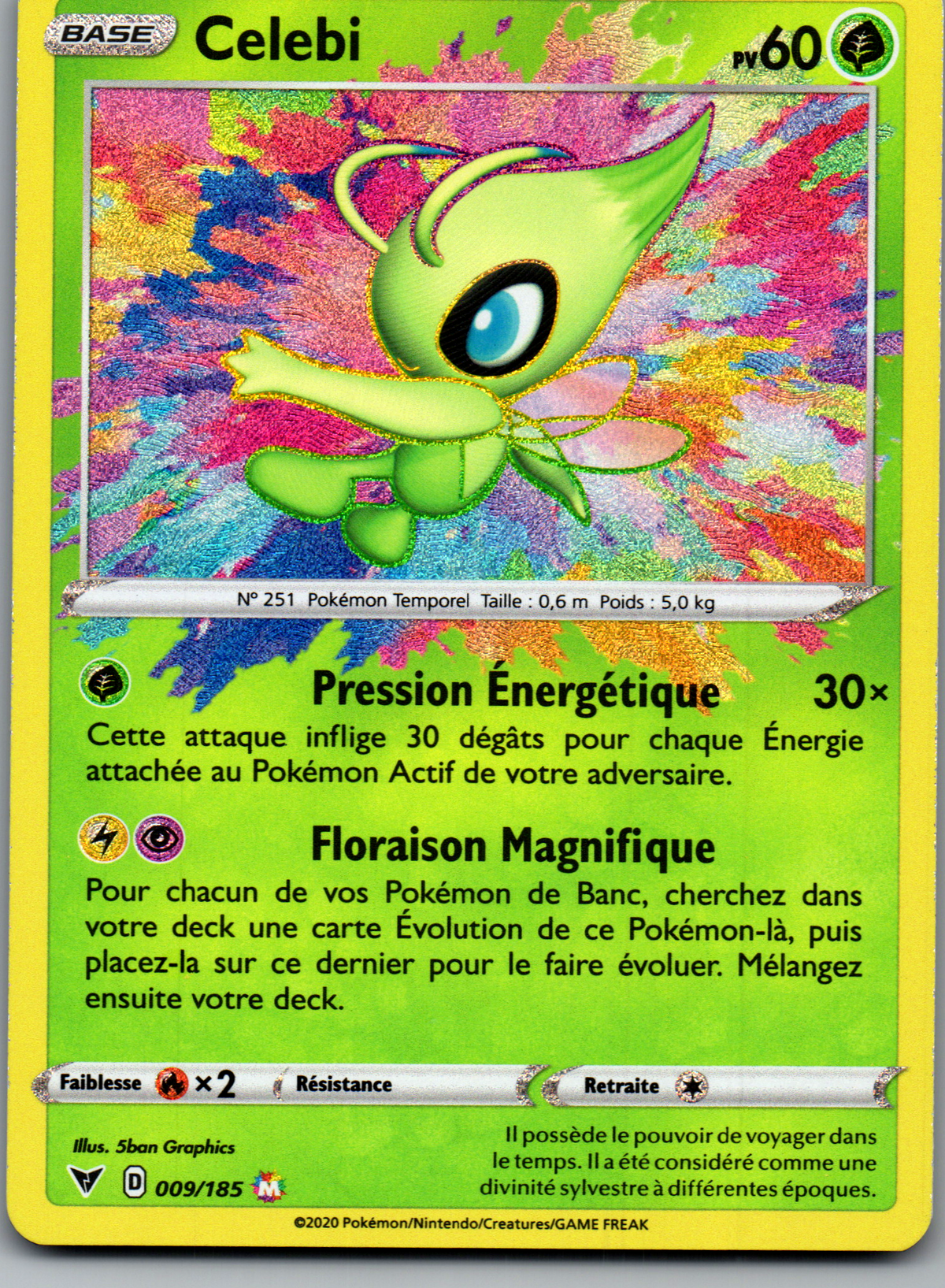 Celebi (009/185) Magnifique Rare (Near Mint)