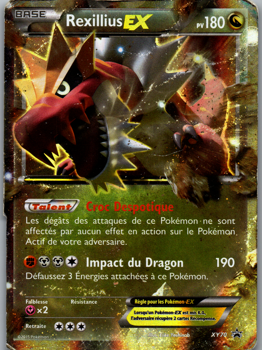 Rexillius EX (XY70) Promo Full Art (Poor)
