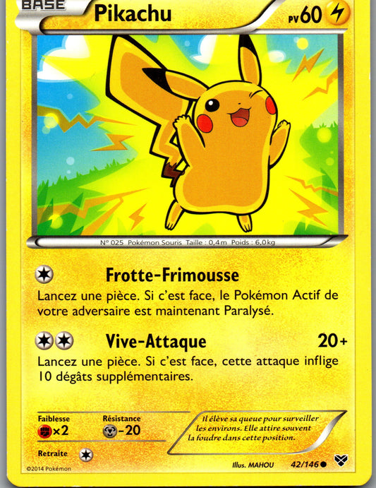 Pikachu (42/146) Commune Non Holo (Good)