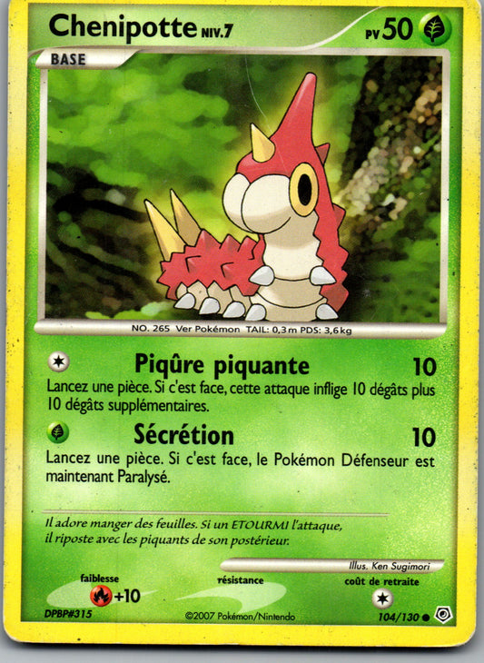 Chenipotte Niv.7 (104/130) Commune Non Holo (Played)