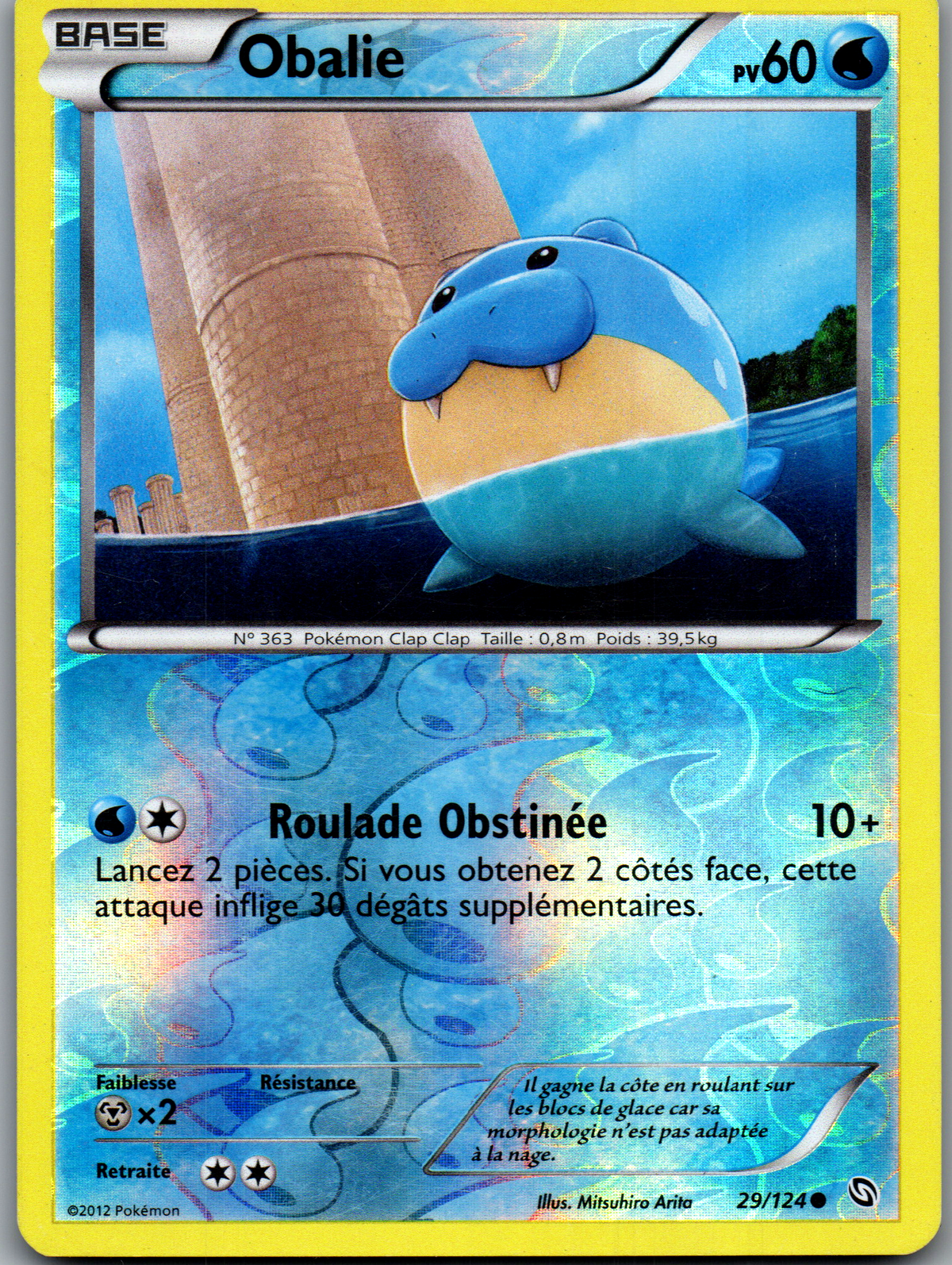 Obalie (29/124) Commune Reverse Holo (Good)
