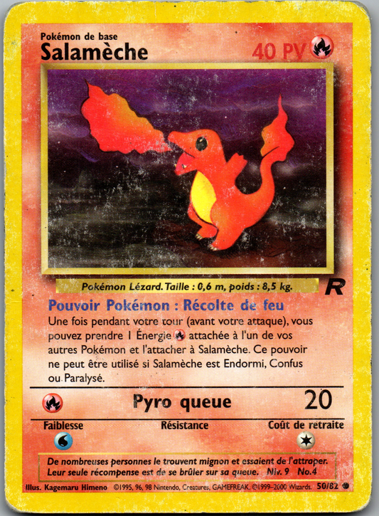 Salamèche (50/82) Commune Non Holo (Poor)