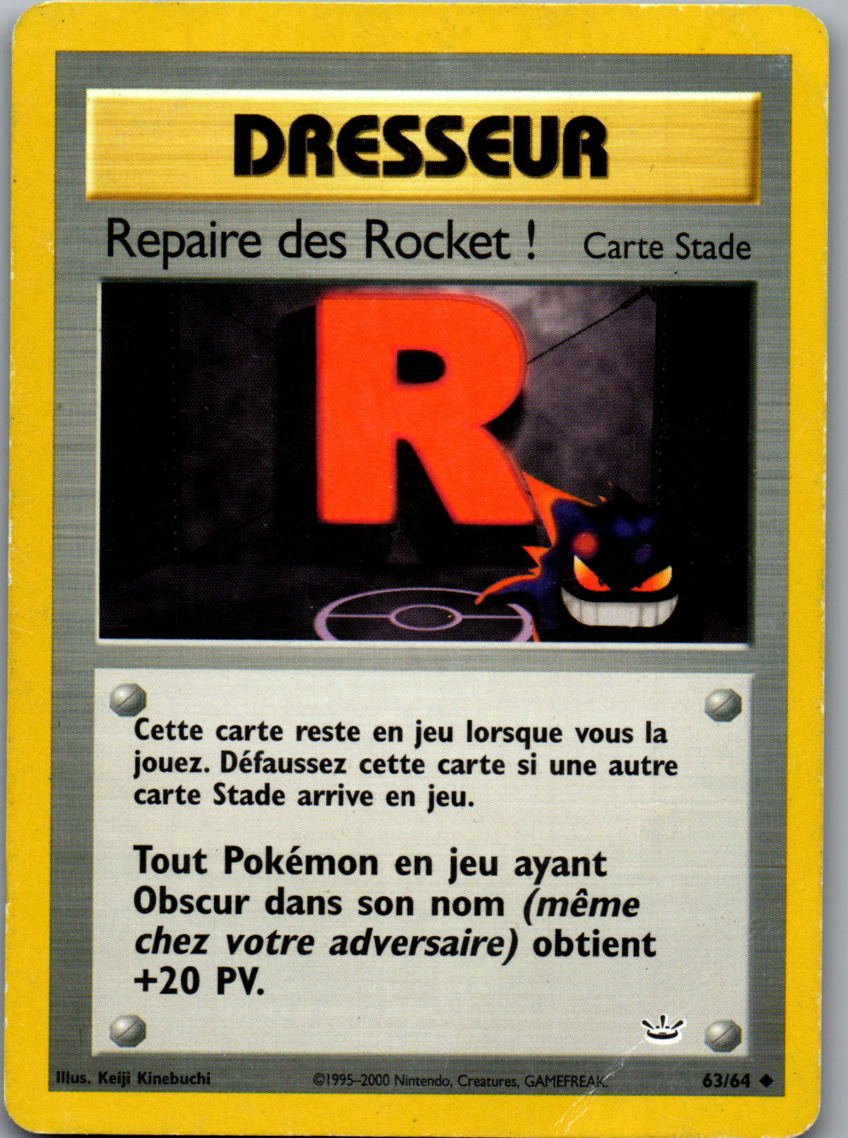 Repaire des Rocket ! (63/64) Peu Commune Non Holo (Light Played)
