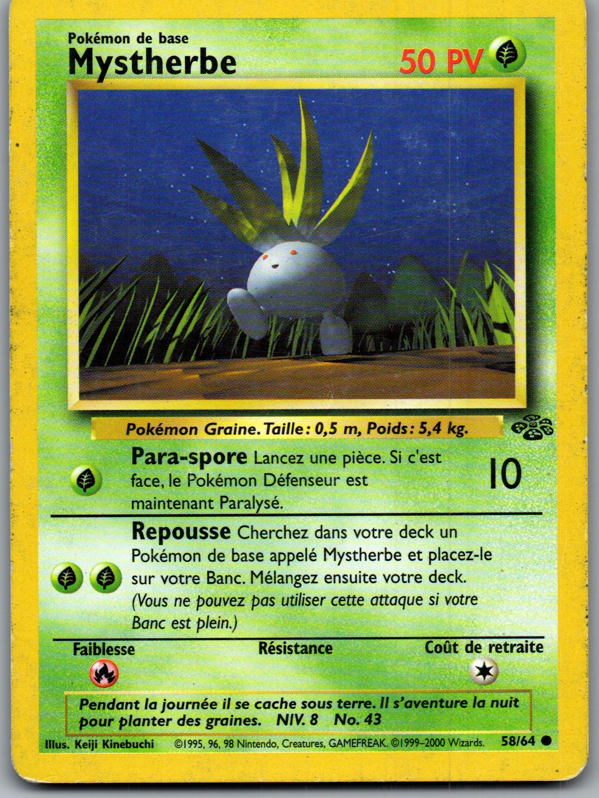 Mystherbe (58/64) Commune Non Holo (Light Played)