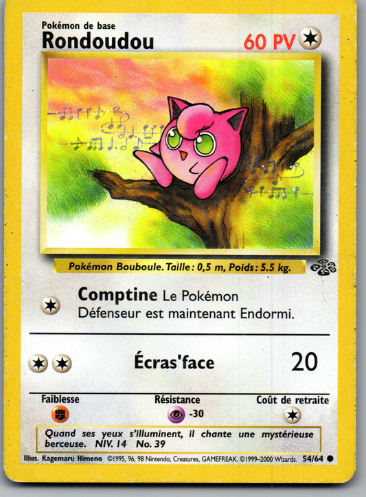 Rondoudou (54/64) Commune Non Holo (Light Played)