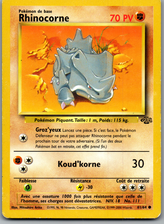 Rhinocorne (61/64) Commune Non Holo (Good)