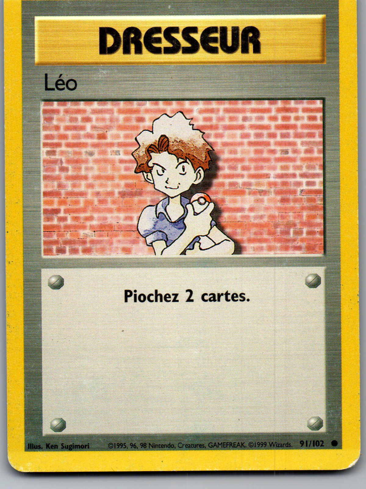 Léo (91/102) Commune Non Holo (Played)
