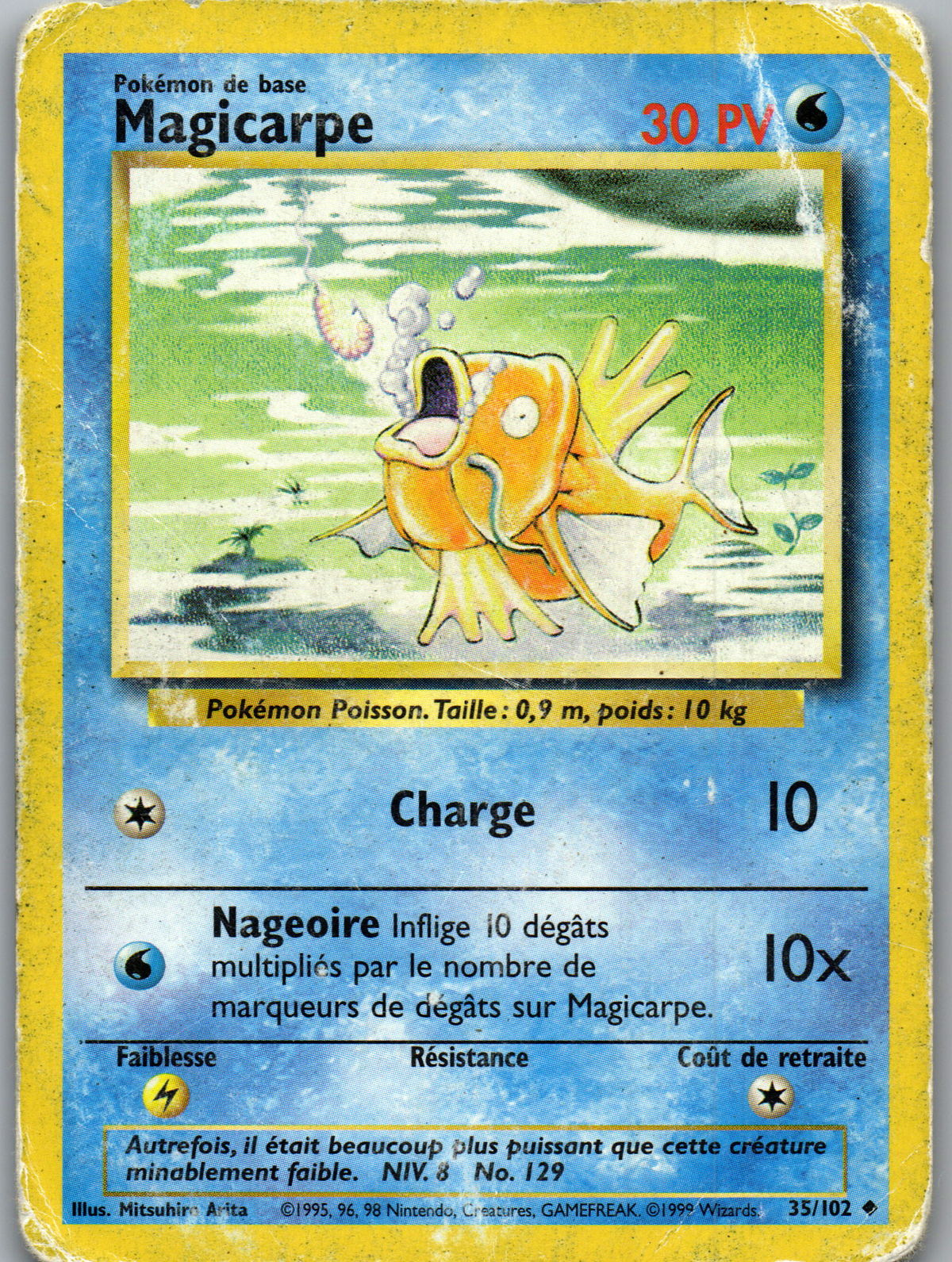 Magicarpe (35/102) Peu Commune Non Holo (Poor)