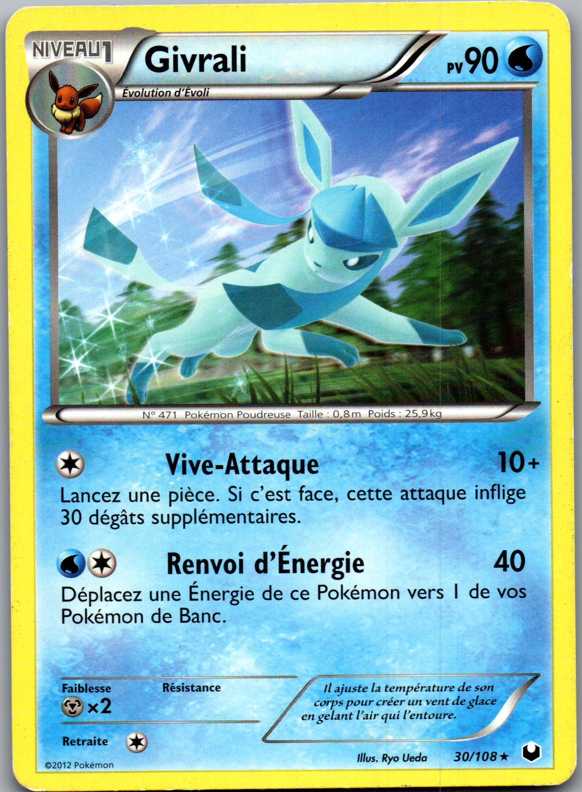 Givrali (30/108) Rare Non Holo (Good)