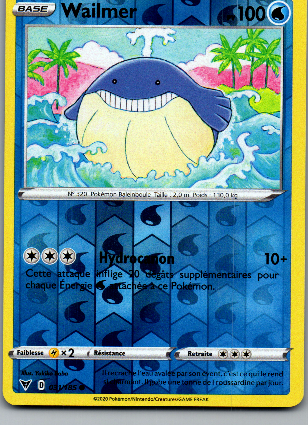 Wailmer (31/185) Commune Reverse (Excellent)